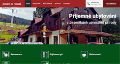 Desktop Screenshot of penzionrozcesti.cz