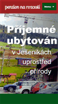 Mobile Screenshot of penzionrozcesti.cz